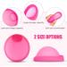 PLLYPE Menstrual Disc - Reusable Menstrual Cup | 100% Medical Silicone | Ideal for Sports & Swimming | Sizes S & L - Rosa - Buy Online on GoSupps.com