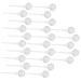 SAFIGLE 25pi ces Tubes De Gloss Vides Lot De Rechargeables Contenants De Gloss Soi-m me Avec Applicateur