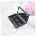 DOITOOL 4pcs Box Eyeshadow Eye Shadow Cosmetic Foundation Makeup with Mirror Magnetic Makeup Palette Make up 4.5X7.2CM Black 2 - Buy Online on GoSupps.com