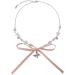 Cute Butterfly Necklace for Women & Girls | SOUTHJIELING Bow Necklace in Rose - Shop Now! - Buy Online on GoSupps.com