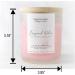 Soy Wax Candle - Hibiscus Plumeria Scented | 10 oz Frosted Glass | Made in Hawaii | Aromatherapy with Hawaiian Salt & Essential Oils - Buy Online on GoSupps.com