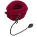 Cervical Neck Traction Device Inflatable Neck Stretcher Neck Brace Neck Support For Neck Pain Relief (Rose Red)