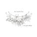 GORAIS Crystal Pearl Wedding Hair Vine Bridal Hair Piece for Women and Girls - Silver - Buy Online on GoSupps.com