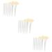 3 Sets Makeup Women's Suits Foundation Mix Make Up Brush Makeup Tool Cosmetic Brush Main Cosmetics Loose Powder Eyeshadow Brush Miss Set Plastic White