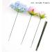 MOIAK 100pcs Plastic Floral Stem Green Florist Wires - 17cm Ideal for Crafts - Buy Online on GoSupps.com