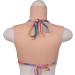 High Collar Half-Length Realistic Silicone Fake Breasts for Halloween Christmas Mastectomy Weddings & Cosplay - Yellow Skin (G 1670g) - Buy Online on GoSupps.com