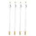 Didiseaon Crayon Cheveux et Barbe Blanc 4 Pi ces Taille-Crayon pour Finition Pr cise R sistant la Transpiration pour Activit s Ext rieures