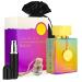 Bundle of ARMAF Club Nuit Untold Eau de Parfum Spray for Men 3.6oz with 5ml Portable Refillable Atomizer and Refillable Car Freshener in a Satin Gift Bag