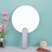 Handheld Mirror with Handle  Large Cute Hand held Mirror for Shaving Salon  Rimless handheld Makeup Mirror  Single-Sided Portable Travel Vanity Mirror  Bathroom Hand Mirrors for Men & Women (Blue)