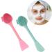 2 Pcs/4 in 1 Face Scrubber Silicone Skin Spatula Nose Cleaning Cream Applicator Mask Collector Facial Cleansing Brush for Face Clean Care - Buy Online on GoSupps.com