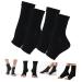 4 Pairs Ankle Compression Socks | Tendonitis Brace & Heel Protectors | Best Ankle Sleeves for Men | Breathable Cotton Support Socks - Buy Online on GoSupps.com