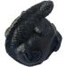 Stone Natural Black Obsidian Lizard Head Skull Figurine Hand Carved Quartz Animal Statue Crystal Stone Home Decoration Craft Balance Gemstone Decoration ERTEYIN - Buy Online on GoSupps.com