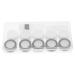 Solustre 5 Series-Box Duplex care box contact lens container travel mirror box tools ABS medical plastic Random color 5.5x2.5x1.6cm