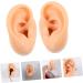 Healifty 4 Pcs Silicone Earrings Ear Piercing Jewelry Set - Soft Ear Models for Piercing Simulation - Human Body Ear Models - Assorted Colors - Buy Online on GoSupps.com