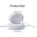 Pumice Foot Rub Stones - Set of 2 | Oval Shape, Compact & Lightweight | Exfoliating Pedicure Tool for Foot Care | White - Buy Online on GoSupps.com
