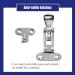 Marine Grade Boat Door Hatch Anti-Rattle Latches - 316 Stainless Steel (2 PCS) - Buy Online on GoSupps.com