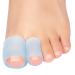 Sumiwish toe self protectors 18-pack blue-toe prote caps silicone toe prote caps prevent blisters cornea and corn relieve pain due to ingrown toenails Blue & medium