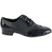 Very Fine Men's Standard Smooth Waltz Ballroom Dance Shoes - Black Patent/White Leather - 1-inch Heel - Size 11 - Buy Online on GoSupps.com