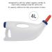 Self Feeding Bottle 4L Calf Milk Feeder with Handle - Cow, Sheep, Lamb Nursing Bottle Holder - Buy Online on GoSupps.com