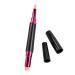 Lip Balm Brush Applicator - Lipstick Blending Brush Dual-ended Lipstick Blending Brush Round And Flat Head Makeup Brush With Dust-Proof Lid