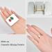 Professional 1PC Nail Art Palette Ring - Stainless Steel Color Mixing Palette for DIY Nail Designs | Handsfree Rectangle Makeup Tool - Buy Online on GoSupps.com