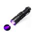 LED UV Flashlight Black Light UV LED Flashlight 395nm Pet Urine Stain Detector Spot Detector on Clothes Carpets or Rugs 1 pack