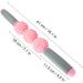 Capormory Fascia Muscle Roller - Pressure Point Massage Roller & Yoga Stick | Hand-Held Body Massager for Back Arms Legs - Pink - Buy Online on GoSupps.com