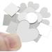 150 Pieces Mini Mirror Tiles | Self Adhesive Round, Square & Heart Shapes for DIY Mosaic Crafts & Home Decor - Buy Online on GoSupps.com