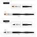 10pcs Nail Art Brush Set - Professional Manicure Tools for Gel Varnish & Dotting Designs - Black - Buy Online on GoSupps.com