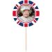 Zceplem British Flag Food Cupcake Picks Union Jack Flag Patriotic Decorations Cake Toppers - Food & Cupcake Picks for 2022 Queen's 70th Jubilee Queen Avatar - Buy Online on GoSupps.com