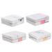 Solustre 8 pcadratic glasses case plastic stand hard case memory holder mirror film lens foil made of marble lens holder marbling drinking box travel ABS ABS