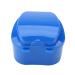 Verdant Touch Denture Box for Artificial Teeth Storage Box with Filter Screen Dental Device Dark Blue 180 ml Capacity