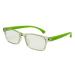 LHSDMOAT children blue light filter glasses without starch glasses block blue light rectangular frame glasses computer gaming blue light glasses B1: gray/green