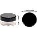 16 Pcs Empty Plastic Cosmetic Jars 15ml Sample Containers Pots Bottles sample pots for cosmetics Travel Cosmetic Jar Pots with Lids travel pots for cream travel cream pots for toiletries Black-16pcs-15ml - Buy Online on GoSupps.com