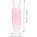 Beavorty 1 Massage Device - Premium Jade Pink Gua Sha Comb & Tool for Head & Face Massage | 12x4cm Beeswax Neck Holder Comb for Women - Buy Online on GoSupps.com