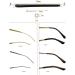 Celika Glasses Holder & Accessories - Non-Slip Ear Hooks Replacement Tips & Spare Bars for Thin Metal Glasses - Shop Worldwide - Buy Online on GoSupps.com