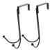VILLFUL 2pcs Hangers Hats Robes Mount Clothes Rack Over The Door Coat Rack Hook Rack Iron
