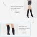 Durable Compression Stockings for Men & Women - 18-21 mmHg Prevent Blood Clots Comfortable & Stylish Black - Buy Online on GoSupps.com