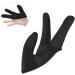 JECOMPRIS 1pc Hair Styling Tools Hair Curling Finger Cover Billiard Straightener Gloves Billiards Glove Flat Iron Styling Tools Heat Resistant Gloves Hair Curler Three Anti-scald Protector Black 11x10cm - Buy Online on GoSupps.com