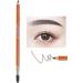 Eyebrow - Eyebrow Pencil - Waterproof Retractable Brow Pencil Makeup Brow Stylist Definer for Girls Girls Dtt Milk Coffee - Buy Online on GoSupps.com