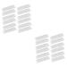 24 Sheets Thin Sandal Stickers Shoe Laces Clear Shoe Straps Heel Shoe Insole Heeled Sandal High Heel Cushion Pads Shoe Strap Grip Heel Inserts Sandal Cushion Sticker Clear Tape Gel