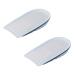 NOLITOY 3 Pairs Shock Absorbing Heightening Insole Gel Shoe Inserts Half Increase Lift Half Insole Shoe Cushions for Men Invisible Heighten Insole Men and Women Heel Sebs Inner Booster Pad