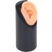 Silicone Ear Model - Soft Simulation Hearing Tool for Sound Aid Display (Left Ear) - Fleshcolor with Black Stand - 1 Count - Buy Online on GoSupps.com