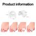 4 Pairs of Silicone Toe Spreaders - Toe Separators for Pain Relief | Small Toe Spreader in 4 Colors - Buy Online on GoSupps.com