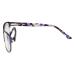 Eyekepper Blue Light Filter Reading Glasses for Women - Stylish Purple +1.25 - International Shipping Available - Buy Online on GoSupps.com