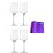 Dekomiro Set Sky Bordeaux Sensis Plus 4-piece set 518/21 with glass cleaning cloth
