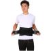 Orthopedic Lower Back Support Belt for Men & Women - Pain Relief Corset Brace Elastic Stripes S-6XL (XXXL/XXXL Black) - Buy Online on GoSupps.com