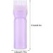 Hair Oil Applicator Bottle - Hair Dye Brush Bottle Root Comb | Root Comb Applicator Bottle | Shampoo Bottle Oil Comb Applicator | Portable Hair Dye Color Comb Bottle With Scale For Indoor Purple - Buy Online on GoSupps.com