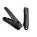 Ongle Precision Nail Clippers with Nail Catcher No Splash  Black Stainless Steel Manicure Tools