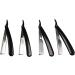 Buy Minkissy 4-Piece Folding Beard Razor Set for Men - Adjustable Manual Hairdresser Razors - International Shipping Available - Buy Online on GoSupps.com